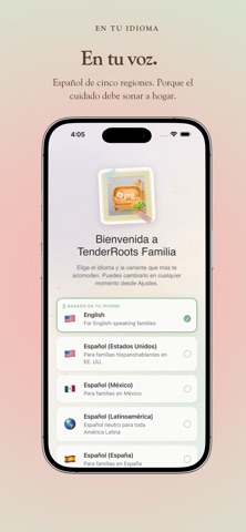 TenderRoots Familia screen 2